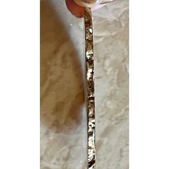 Polished Natural Agate Geode Slab Slice Beige Brown Quartz Crystal Stone Pendant - Picture 4 of 7